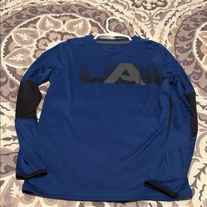 Under Armour Royal Blue Performance Top boys youth medium